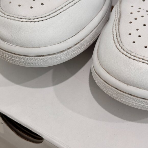 AIR JORDAN 1 LOW WHITE/WHITE-WHITE BLANC/BLANC/BLANC W - Picture 8 of 15